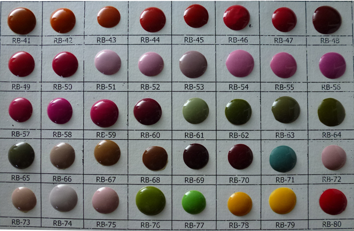 Enamel Color Chart 02 of 06 for custom jewelry manufacturing